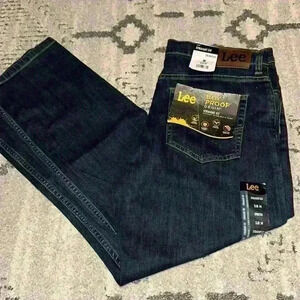 LEE STRAIGHT FIT STAIN RELEASE BOY PROOF DENIM NEW WITH TAGS, SIZE 18 HUSKY